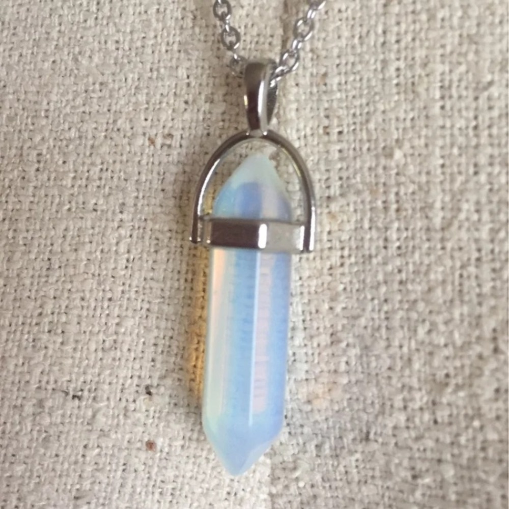 ☮️ NEW ☮️ Genuine OPALiTE Hexagonal Healing Chakra Reiki ⭐ PENDANT ONLY !